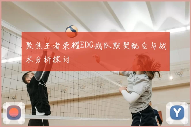 聚焦王者荣耀EDG战队默契配合与战术分析探讨