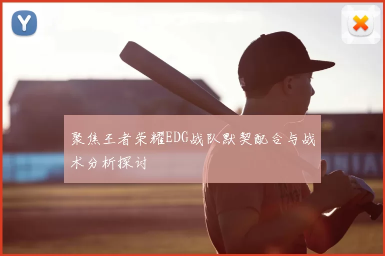 聚焦王者荣耀EDG战队默契配合与战术分析探讨