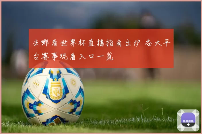 去哪看世界杯直播指南出炉 各大平台赛事观看入口一览