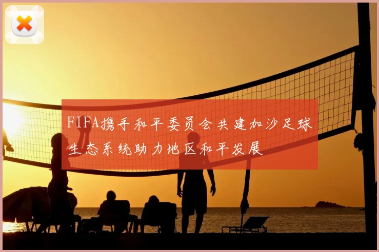 FIFA携手和平委员会共建加沙足球生态系统助力地区和平发展
