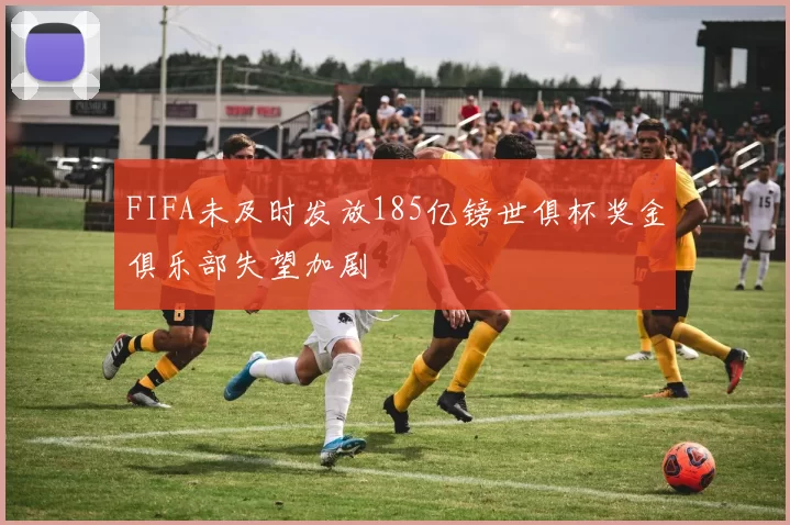 FIFA未及时发放185亿镑世俱杯奖金俱乐部失望加剧