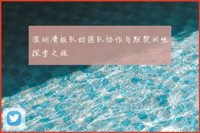 深圳滑板队的团队协作与默契训练探索之旅